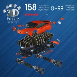 shumee Lamborghini Huracn EVO-Arancio 3D sestavljanka