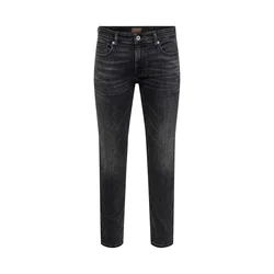 Only & Sons Kavbojke ONSWarp črn denim