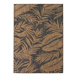 Črna/rjava notranja in zunanja preproga 140x200 cm Mira 1451 – Ayyildiz Carpets