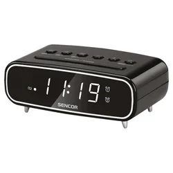 Fm radio sa digitalnim prikazom vremena SENCOR SRC 2600 B crni