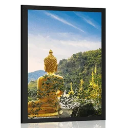 Plakat pogled na zlatega Budo - 40x60 silver