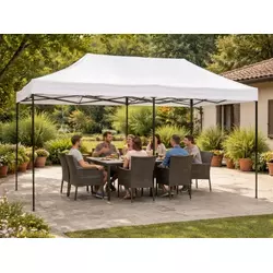 Progarden 3x6x3 gazebo tenda 005 bela