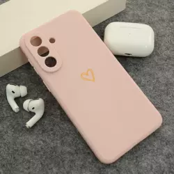 Maska Golden Heartbeat za Samsung A57 5G/ A576B roze