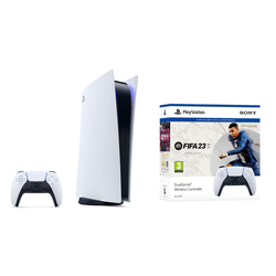 Sony PlayStation 5 (PS5) 4K blueray + igra FIFA23 + dodatni WIFI DualSense kontroler (skupno 2xkontroler) – NA ZALOGI! - Sony