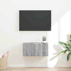 TV zidni ormar Siva Sonoma 60 x 31 x 29,5 cm Konstruirano drvo
