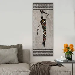 Wallity Dekorativna slika na platnu, 30x80cm, Šarena