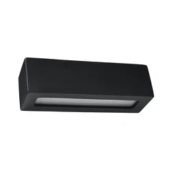 Sollux SL.0878 - Zidno svetlo VEGA 1xE27/60W/230V u crnoj boji