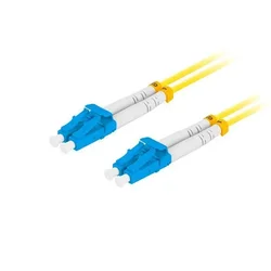 Lanberg SM LC/UPC-LC/UPC DUPLEX 3.0mm LSZH G657A1 2m rumen optični patchcord