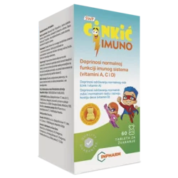 Inpharm Cinkić Imuno, Za imunitet dece, 60 tableta za žvakanje