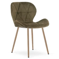 Jedilni stol MANGO VELVET, rjav