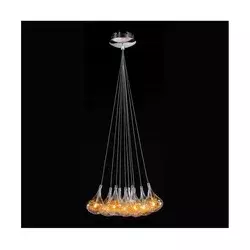 Searchlight 20018 - Luster na sajli 10xG4/20W/230V zlatna