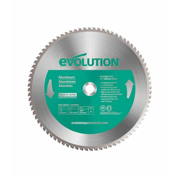 EVOLUTION Žagin list, 355mm, 80 zob, TCT, za aluminij