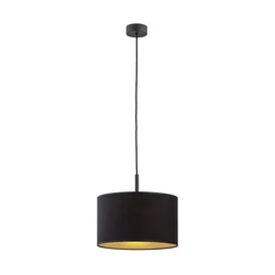 Argon 4341 - Luster na sajli KARIN 1xE27/15W/230V crna/zlatna
