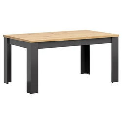 Raztegljiva jedilna miza Hesen - Grafit/artisan hrast