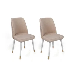 Hanah Home Set stolica Hugo, 50x90x49 cm, 2 komada, Krem