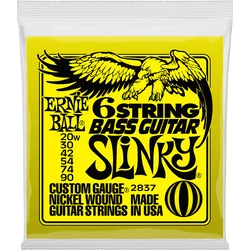 Ernie Ball 2837 Slinky 6-String w/ Small Ball End 29 5/8 Scale žice za 6-žičanu bas gitaru