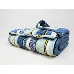 Prekrivač 190x190cm mikrofiber Blue/yelow
