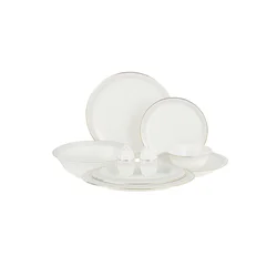 Madame Coco Porcelanski set za ručavanje za 6 osoba Bonar, 30 delova, Beli