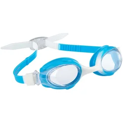 Northix Plavalna očala Easy strap Blue/white Junior