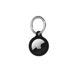 NEXT ONE Silicone Key Clip for AirTag Black
