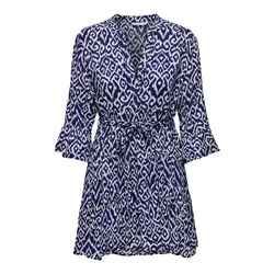 ONLY Obleka ONLCLEMMENTINE temno modra/bela