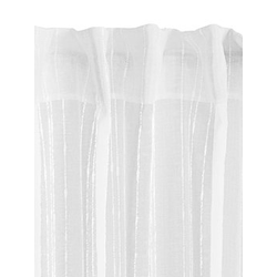 Zavesa SKORPA 1x140x300 pruge bela