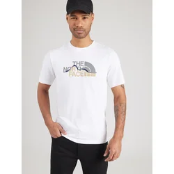 THE NORTH FACE Majica MNT LINE RG SS bela