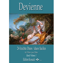 DEVIENNE:24 LEICHTE DUETTE FUR 2 FLOTEN VOL.1