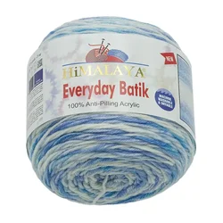 Himalaya EVERYDAY BATIK - 140g / 350 m - modra, bela
