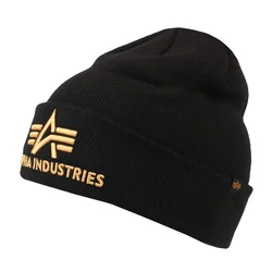 Kapa ALPHA INDUSTRIES - black/yellow gold_168910