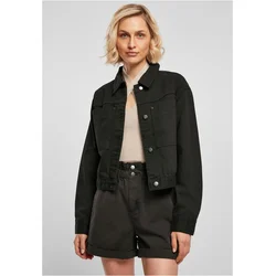 Womens short boxing work jacket black