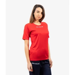 SHIRT CAPO INTERLOCK ROSSO Tg. 2XL
