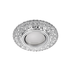 71095 - Ugradno plafonsko svetlo ELEGANT GLASS FIX 1xGU10/50W+LED/3W 4000K