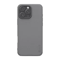 Maska za telefon Nillkin Super Frosted Shield Pro za iPhone 16 Pro Max (bez otvora za logo), Siva