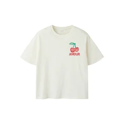NAME IT Majica NKFLEAIH žad/rdeča/bela