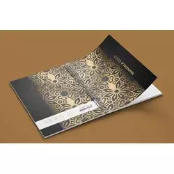 Sveska A4 Mandala gold spirala dikto 100l
