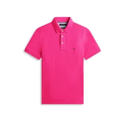TOMMY HILFIGER Majica CORE 1985 temno modra/roza/rdeča/bela