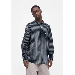 Carhartt WIP Srajca Gowan modra/črna/bela