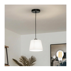 Brilagi - LED luster na sajli CERIA 1xE27/40W/230V prečnik 20,5 cm bela