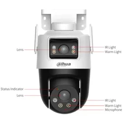 Dahua kamera P5D-5F-PV WiFi IP 5MP fiksna+5MP PT kamera, IC + belo svetlo Picoo Dual serija, IP66