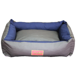 Pet Line Krevet za pse, 80x60cm, Sivo-teget