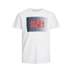 Jack & Jones Junior Majica kratak rukav za dečake JJECORP, bela