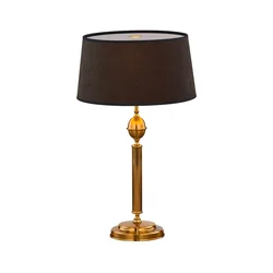 Jupiter 1954 - Stona lampa BATUMI 1xE27/40W/230V crna/mesing