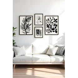 Wallity Uramljena slika Huhu446-S, 4 dela