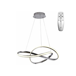 LED prigušiva luster na sajli LED/70W/230V 3000-6500K hrom + daljinski upravljač