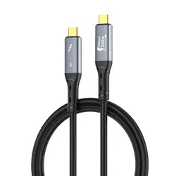 Data kabl LDNIO TC11c, USB 4.0, PD3.1, 240W, 40Gbps, 8K 60Hz PD na Type C crni 1m
