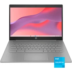 HP - 14 Chromebook - Intel Celeron - 4GB Memory - 64GB eMMC - Modern Grey