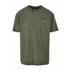 Oversized Small Embroidery Tee bottlegreen
