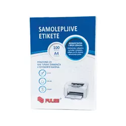 Pulse Samolepljive Etikete 64,6X33,8 24/1 100Lista 221141