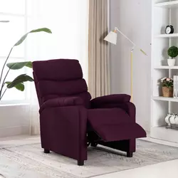 vidaXL Fotelja od tkanine ljubičasta
